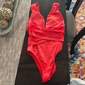Trina Turk one piece wrap bathing suit. Size 2